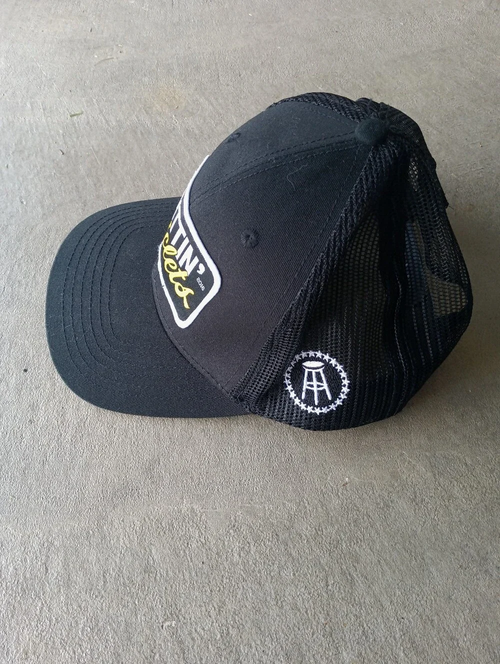 Spittin Chicklets Black Barstool Sports Trucker Hat